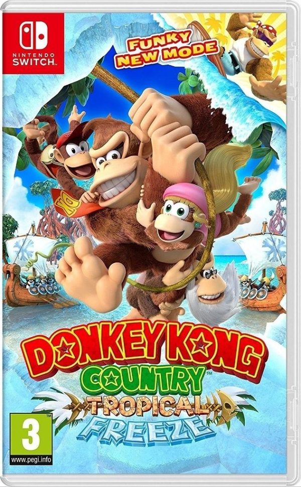 donkey kong country tropical freeze switch jeu nintendo nhemixt