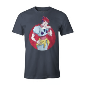 t shirt hunter x hunter hisoka bleu denim taille l nhemixt