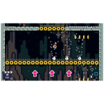 niveau sombre avec plateformes dans Super Mario Maker 2 sur Nintendo Switch