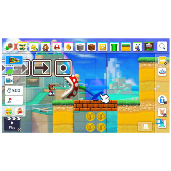 niveau au style Mario moderne dans Super Mario Maker 2 Switch