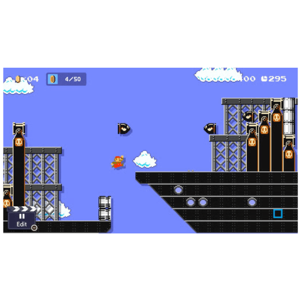 niveau vertical à défilement dans Super Mario Maker 2 Switch