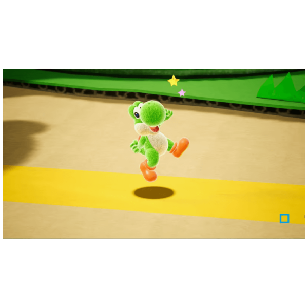 Yoshi vert jouable dans Yoshi’s Crafted World sur Nintendo Switch