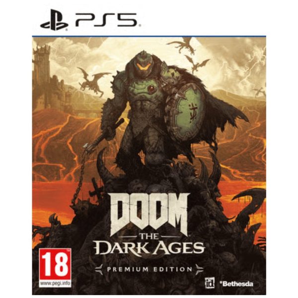 Jaquette du jeu DOOM The Dark Ages Premium Edition sur PlayStation 5