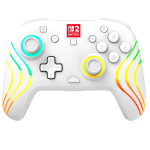 Manette Nintendo Switch 2 sans fil RGB Turtle Beach Afterglow Wave blanche