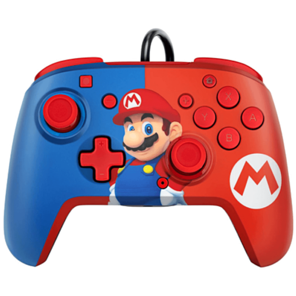 Manette PDP REMATCH Power Pose Mario officielle pour Nintendo Switch