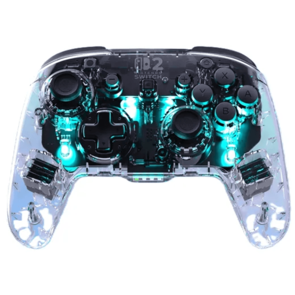 Manette sans fil Turtle Beach transparente Nintendo Switch 2