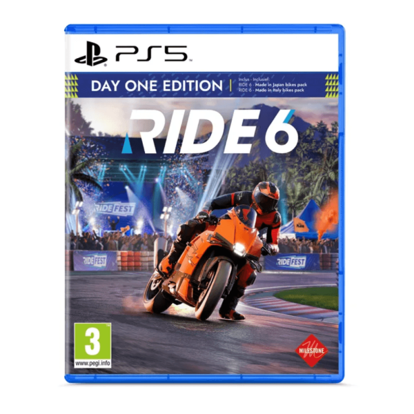 RIDE 6 Day One Edition PS5 neuf sous blister – Jeu officiel PlayStation 5