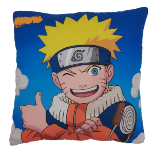 Coussin Naruto et Sasuke double face officiel 40x40 cm