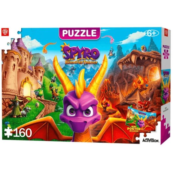 Puzzle Spyro Reignited Trilogy 160 pièces officiel